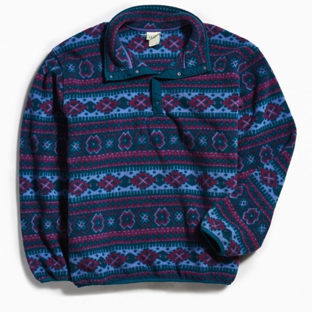 Vintage LL Bean Fleece Pullover